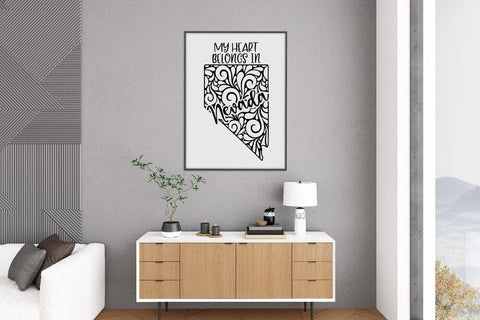 50 States SVG Bundle - US State SVG Cut Files - Art Deco SVG Designs SVG Old Market 