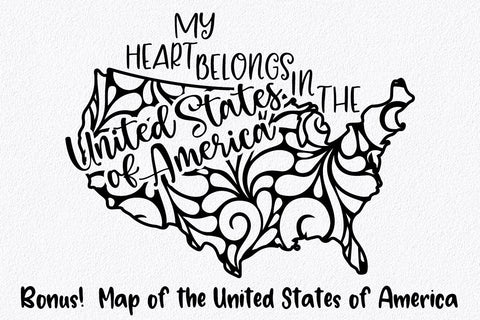 50 States SVG Bundle - US State SVG Cut Files - Art Deco SVG Designs SVG Old Market 
