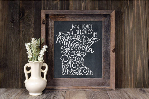 50 States SVG Bundle - US State SVG Cut Files - Art Deco SVG Designs SVG Old Market 