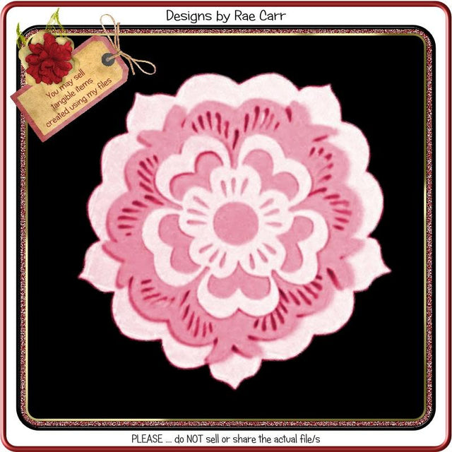 504 Doily Topper Layered SVG Designs by Rae 