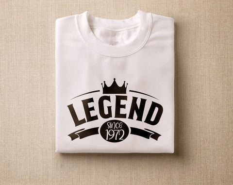 51st Birthday SVG Bundle, 6 Designs, 51st Birthday Shirt SVG, 51 And Fabulous SVG, Cheers To 51 Years SVG, Legend Since 1972 SVG, Vintage 1972 SVG SVG HappyDesignStudio 