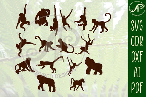 54 Wild animal cut out designs, laser cut file, shapes. SVG SVG APInspireddesigns 