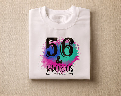 56th Birthday Sublimation Designs Bundle, 6 56th Birthday PNG Files, 56 And Fabulous PNG, Cheers To 56 Years PNG, Hello Fifty-Six PNG, Vintage 1967 PNG Sublimation HappyDesignStudio 