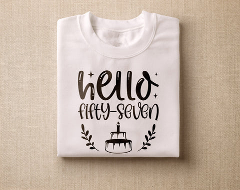 57th Birthday SVG Bundle, 6 Designs, 57th Birthday Shirt SVG, 57 And Fabulous SVG, Cheers To 57 Years SVG, Legend Since 1966 SVG, Vintage 1966 SVG SVG HappyDesignStudio 