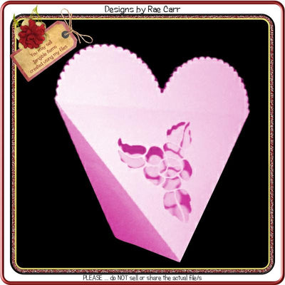 595 Heart Shaped Box SVG Designs by Rae 