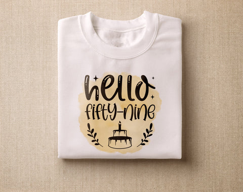 59th Birthday Sublimation Designs Bundle, 6 59th Birthday PNG Files, 59 And Fabulous PNG, Cheers To 59 Years PNG, Hello Fifty-Nine PNG, Vintage 1964 PNG Sublimation HappyDesignStudio 