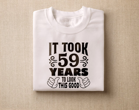 59th Birthday SVG Bundle, 6 Designs, 59th Birthday Shirt SVG, 59 And Fabulous SVG, Cheers To 59 Years SVG, Legend Since 1964 SVG, Vintage 1964 SVG SVG HappyDesignStudio 