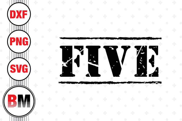 5th Birthday SVG, PNG, DXF Files SVG BMDesign 