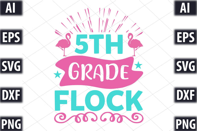 5th Grade Flock SVG SVGista 