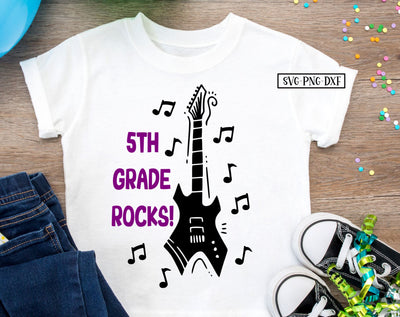 5th Grade Rocks SVG Calico Creations Svg 
