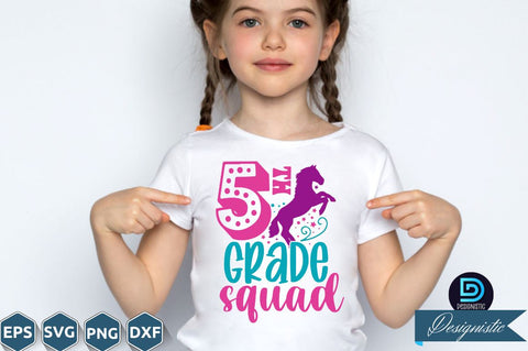 5th grade squad, Back to School SVG SVG DESIGNISTIC 