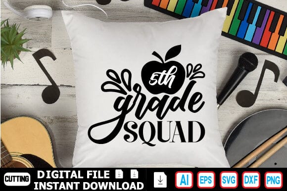 5th Grade Squad SVG Craftlabsvg24 