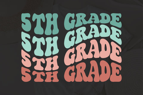 5th grade svg, grade shirt svg, back to school svg, 5th grade shirt svg, school svg, png Cricut cut files silhouette SVG Fauz 