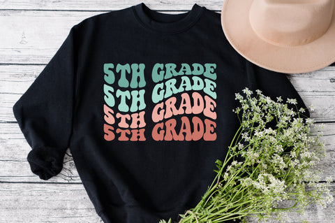 5th grade svg, grade shirt svg, back to school svg, 5th grade shirt svg, school svg, png Cricut cut files silhouette SVG Fauz 