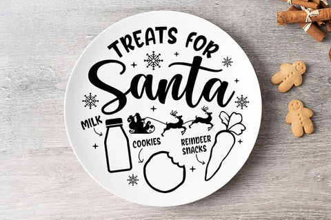 6 Dear Santa tray svg, Dear Santa tray svg, Milk and Cookies, cookies for Santa tray svg, carrot svg, Santa Cookie tray svg, Milk for Santa SVG etcify 