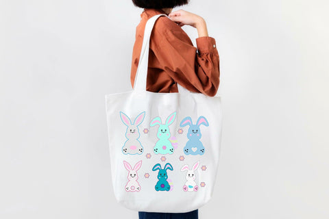 6 Easter Bunnies Sublimation Rupkotha 
