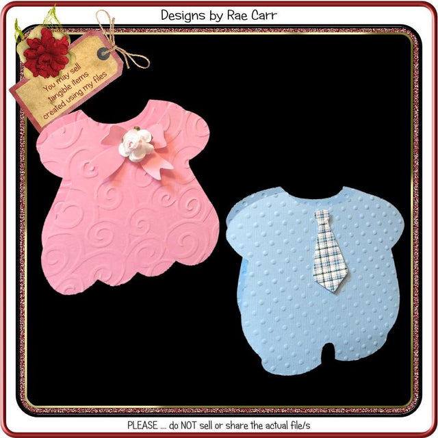 611 Baby Shaped Favor Boxes SVG Designs by Rae 