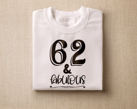 62nd Birthday SVG Bundle, 6 Designs, 62nd Birthday Shirt SVG, 62 And Fabulous SVG, Cheers To 62 Years SVG, Legend Since 1961 SVG, Vintage 1961 SVG SVG HappyDesignStudio 