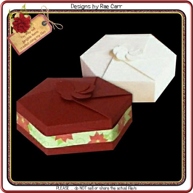 632 Pentagon Box SVG Designs by Rae 