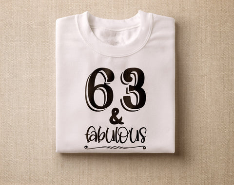 63rd Birthday SVG Bundle, 6 Designs, 63rd Birthday Shirt SVG, 63 And Fabulous SVG, Cheers To 63 Years SVG, Legend Since 1960 SVG, Vintage 1960 SVG SVG HappyDesignStudio 