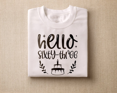 63rd Birthday SVG Bundle, 6 Designs, 63rd Birthday Shirt SVG, 63 And Fabulous SVG, Cheers To 63 Years SVG, Legend Since 1960 SVG, Vintage 1960 SVG SVG HappyDesignStudio 