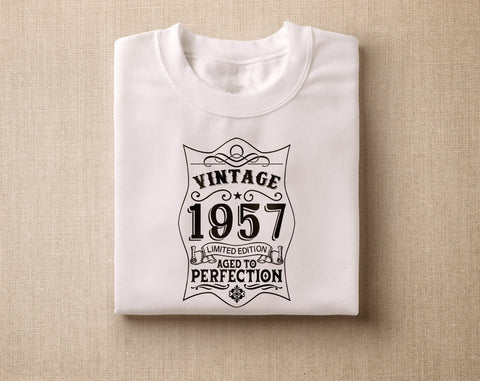 66th Birthday SVG Bundle, 6 Designs, 66th Birthday Shirt SVG, 66 And Fabulous SVG, Cheers To 66 Years SVG, Legend Since 1957 SVG, Vintage 1957 SVG SVG HappyDesignStudio 