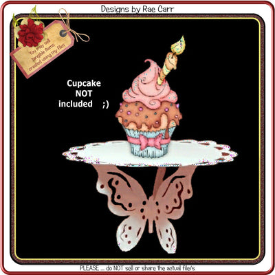 673 Cupcake Stand SVG Designs by Rae 