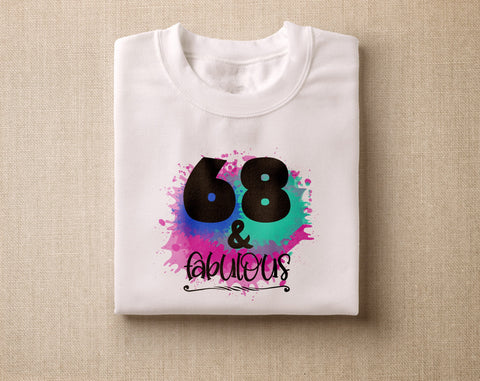 68th Birthday Sublimation Designs Bundle, 6 68th Birthday PNG Files, 68 And Fabulous PNG, Cheers To 68 Years PNG, Hello Sixty-Eight PNG, Vintage 1955 PNG Sublimation HappyDesignStudio 