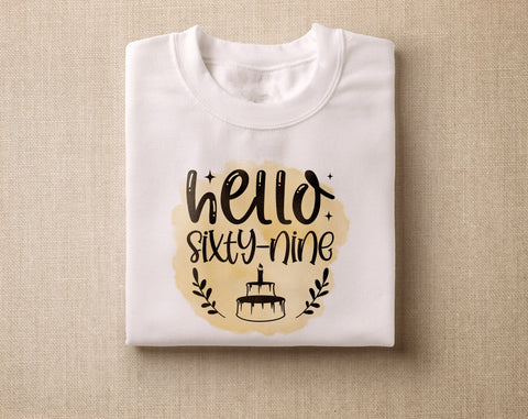 69th Birthday Sublimation Designs Bundle, 6 69th Birthday PNG Files, 69 And Fabulous PNG, Cheers To 69 Years PNG, Hello Sixty-Nine PNG, Vintage 1954 PNG Sublimation HappyDesignStudio 