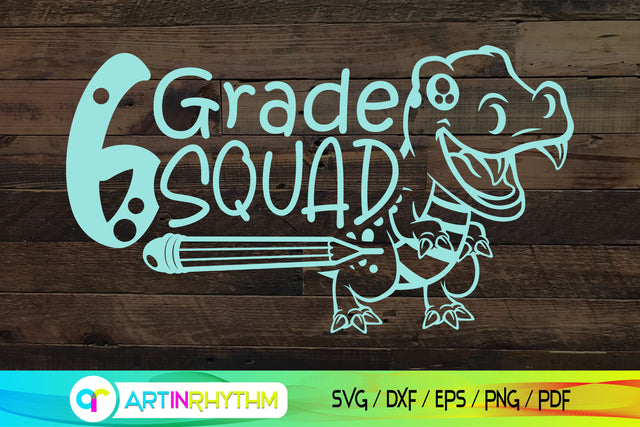6th grade svg, School svg SVG Artinrhythm shop 