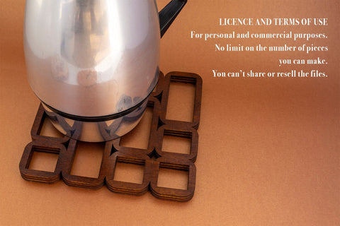 70s Coaster Digital Vector File for Laser Cutter. SVG MaramadeLaser 