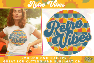 70s Groovy Hippie Svg | Retro Vibes Design SVG Crafty Mama Studios 