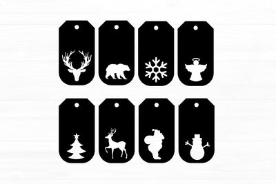 8 Christmas Gift Tags Bundle SVG zoellartz 