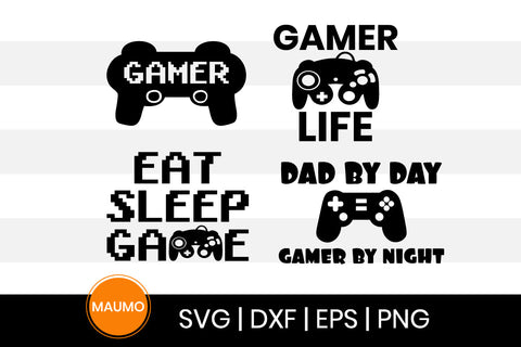 8 Gamer svg quote bundle SVG Maumo Designs 