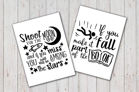 8 Hand Lettered motivation quotes Set SVG SVG VectorSVGdesign