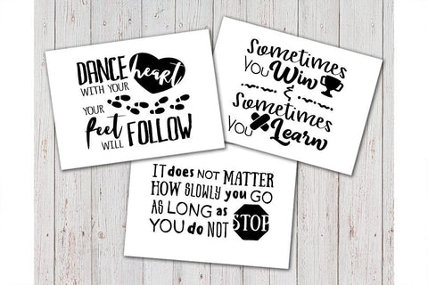 8 Hand Lettered motivation quotes Set SVG SVG VectorSVGdesign