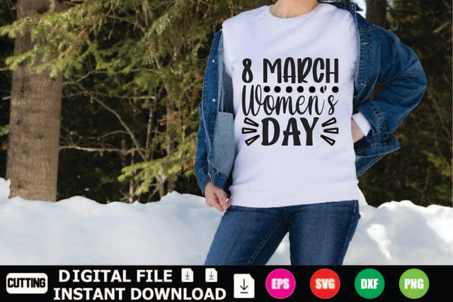 8 March Women's Day SVG Shahin alam 