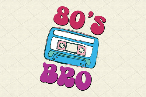80s Bro Vintage Cassette Sublimation Sublimation Rupkotha 