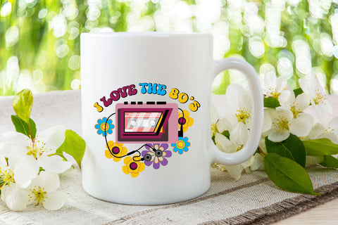 80s Cassette Tape Eighties Vintage PNG Sublimation Rupkotha 