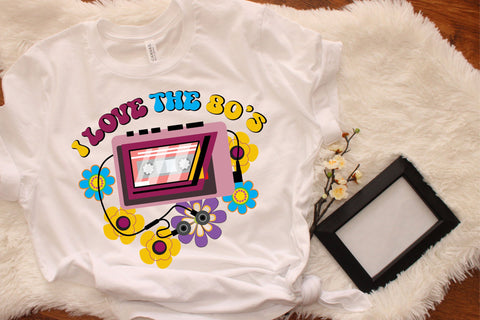 80s Cassette Tape Eighties Vintage PNG Sublimation Rupkotha 