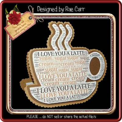 868 Shaped Coffee Cup SVG Designs by Rae 