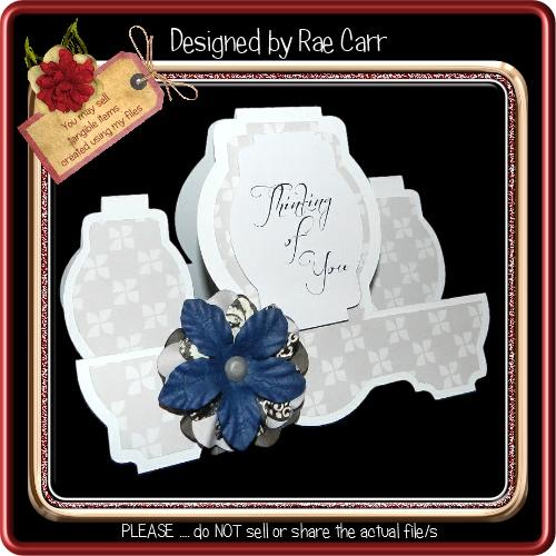 871 Shaped Step Card SVG Designs by Rae 