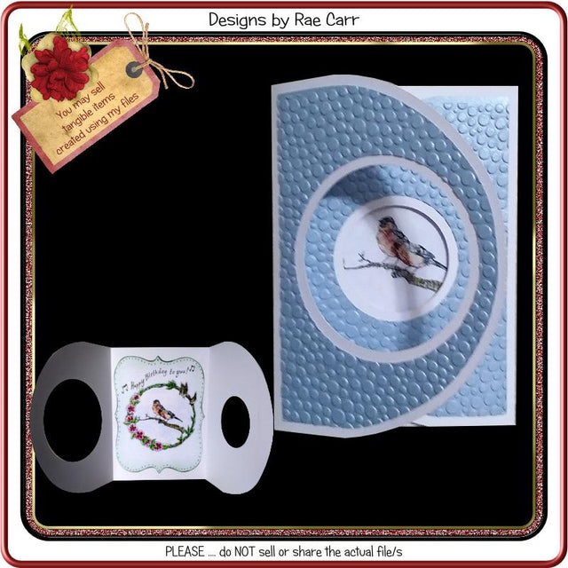 880 Gatefold CircleCard SVG Designs by Rae 