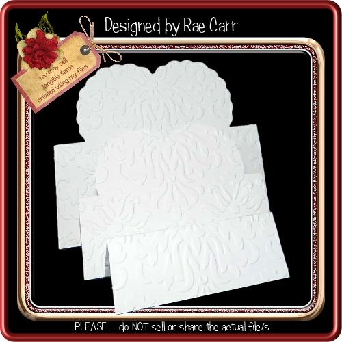 885 Heart Step Card SVG Designs by Rae 