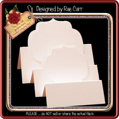 888 Shaped Step Card SVG Designs by Rae 