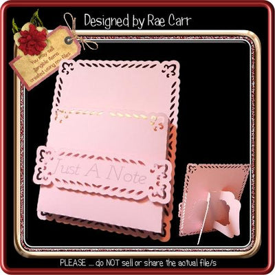 896 Post It Note Holder Card SVG Designs by Rae 