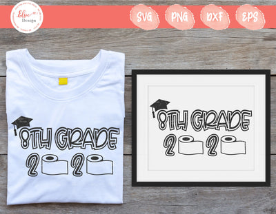 8th Grade Graduation - SVG, PNG, DXF, EPS SVG Elsie Loves Design 