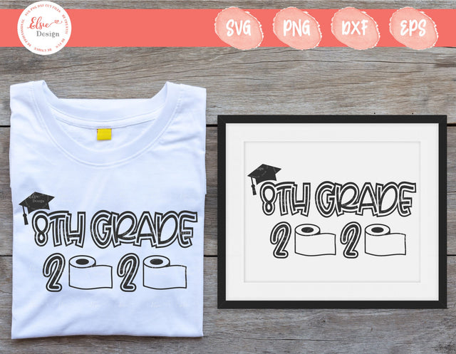 8th Grade Graduation - SVG, PNG, DXF, EPS SVG Elsie Loves Design 