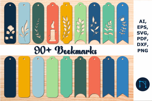 90+ Bookmarks laser/Paper cut bundle SVG SVG MD JOYNAL ABDIN 