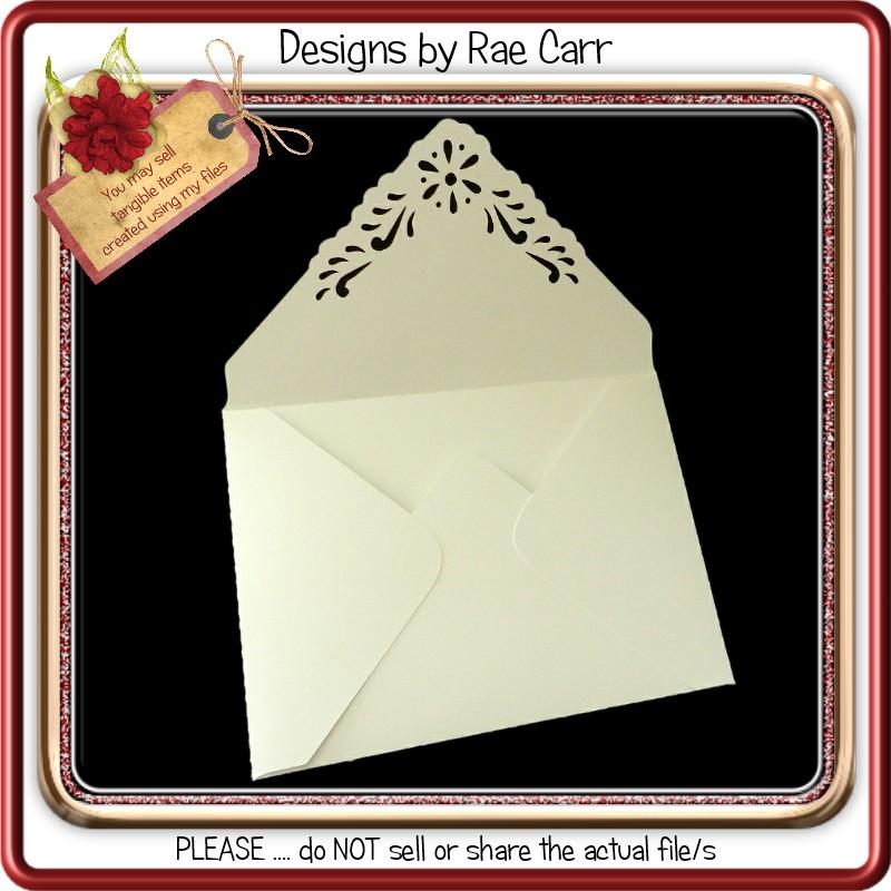 908 Fancy Envelopes SVG Designs by Rae 